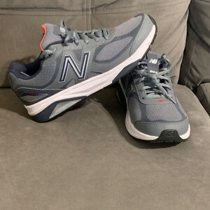 New Balance 1540v3 Gray and Navy Athletic Shoes